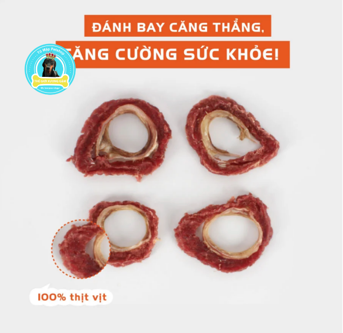 NATURAL CORE SNACK THỊT CUỘN SỤN BÒ 65G