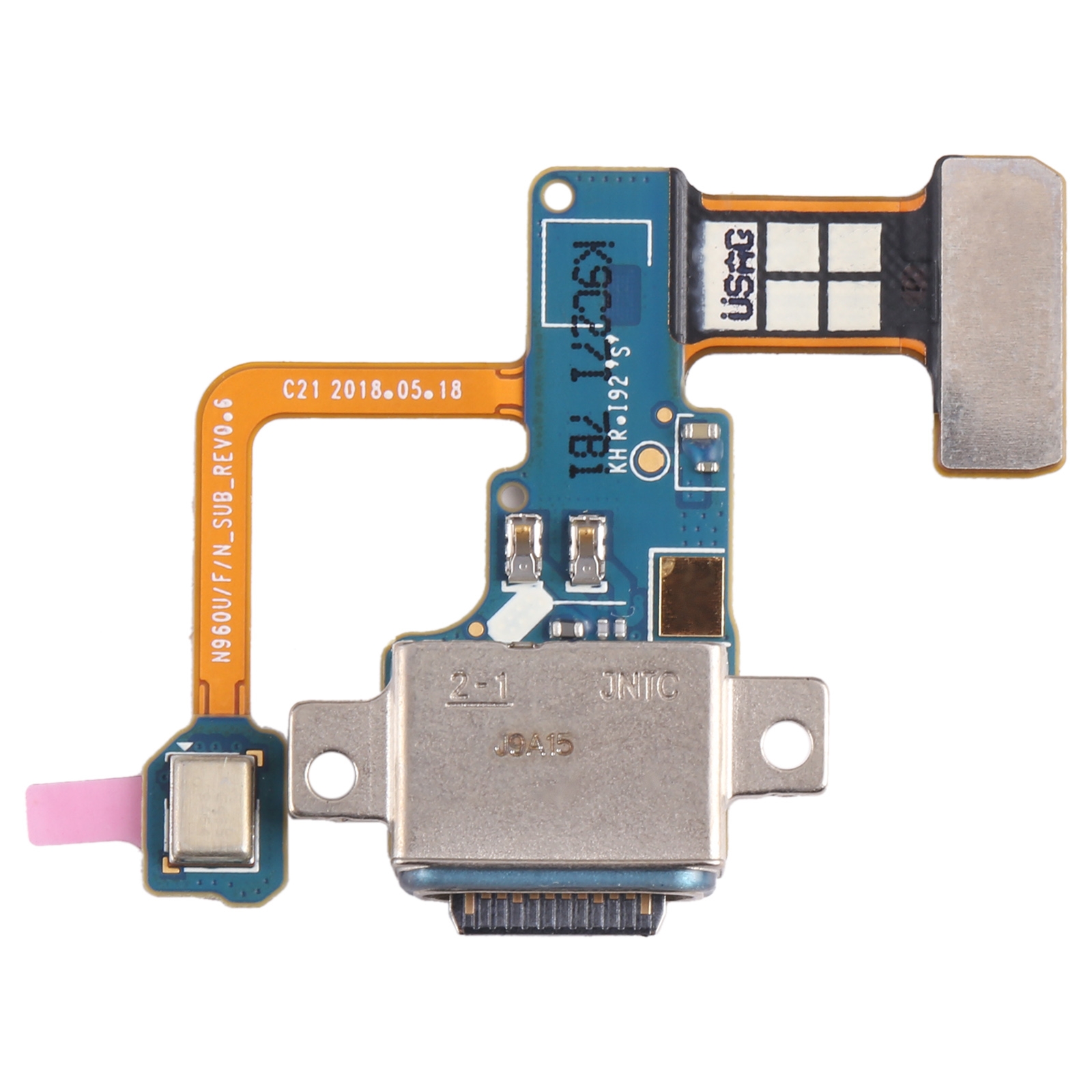 (hua jia kang )for galaxy note9 n960f / n960a / n960u / n960t / n960v charging port flex cable