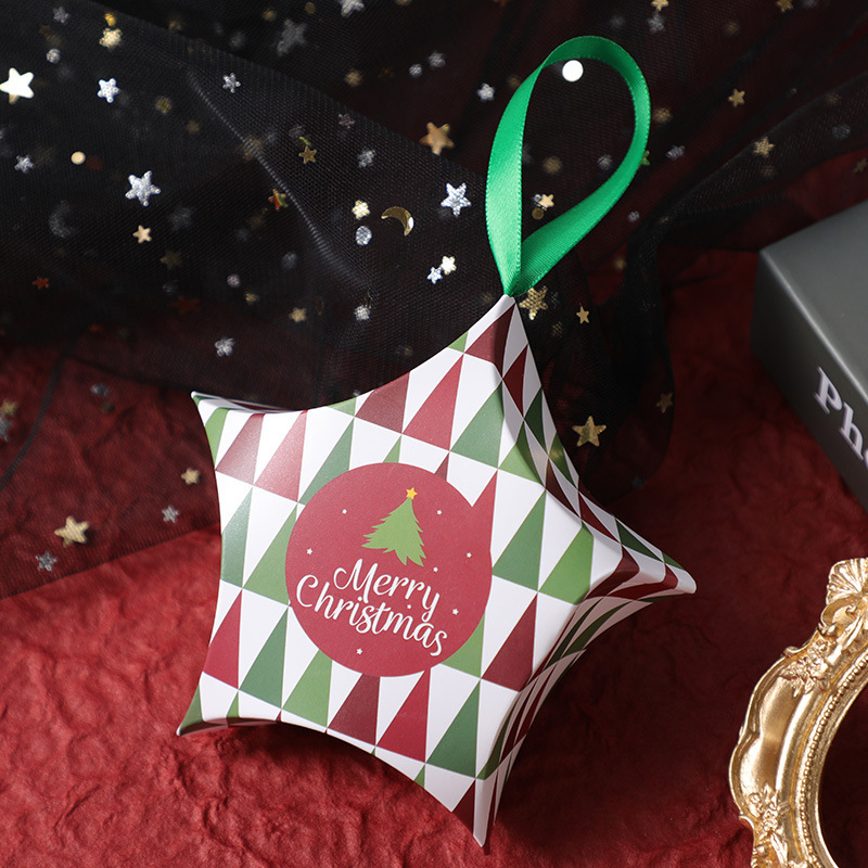 Christmas Eve Box Candy Packaging Box Gift Box Star Box Christmas Gift Box Customizable Christmas Gift Box