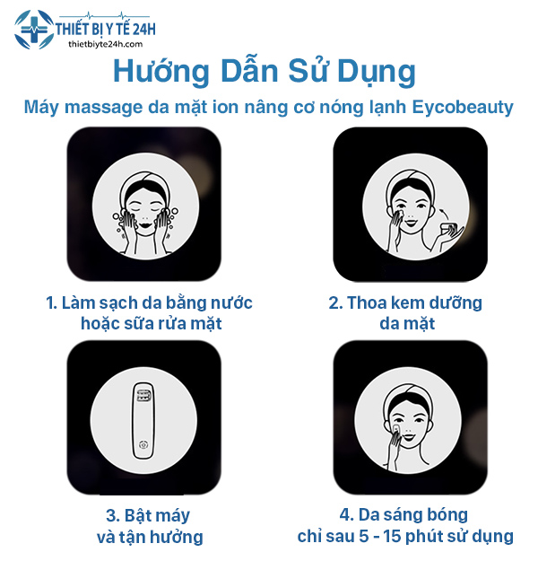 Máy massage mặt ion cầm tay Eycotech E31