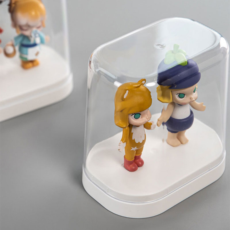 Blind box storage display box, bubble mart hand-office doll doll, transparent shelf storage, dustproof display wall