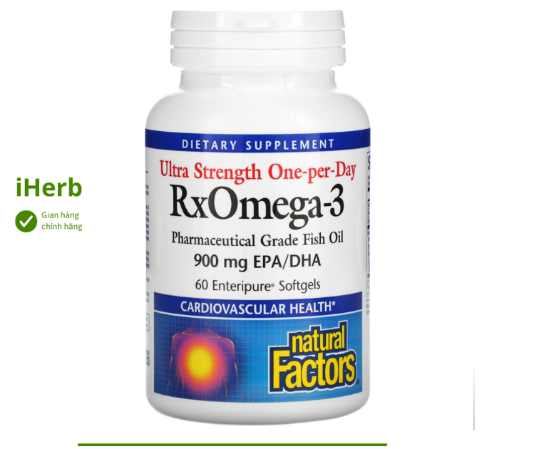 Natural factors, ultra strength rxomega-3, 2150 mg omega 3, 60 softgels - iherb vietnam