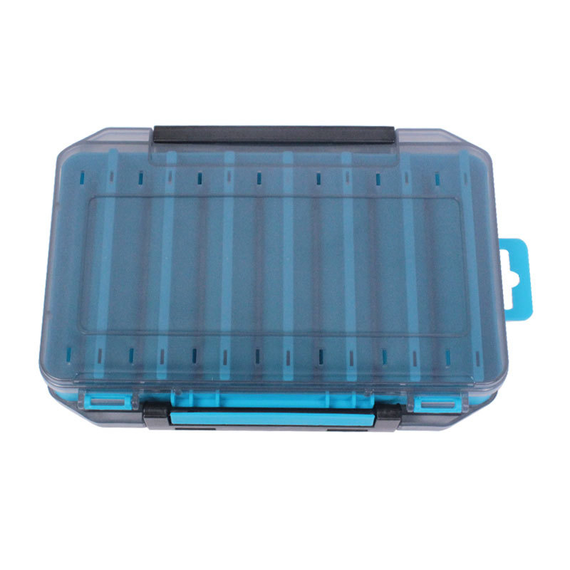 NEW ARRIVAL Double Sided Plastic Bait Jig Storage Box Reversible Lure Case Accessory Boxes