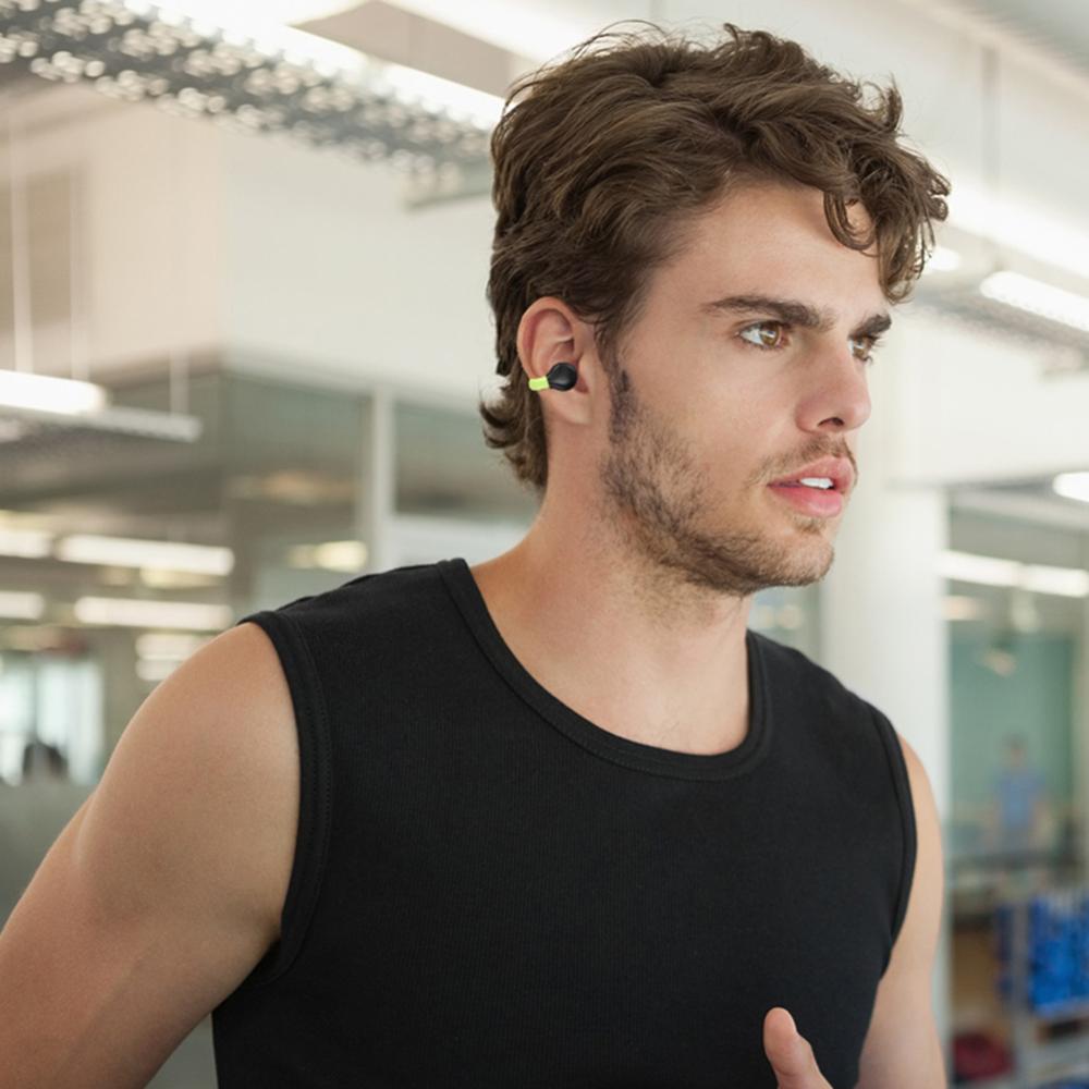 Dẫn truyền âm thanh qua xương Tai nghe nhét tai không dây với Mic Bluetooth tương thích Tai nghe không dây kỹ thuật số sạc trường hợp cho điện thoại thông minh