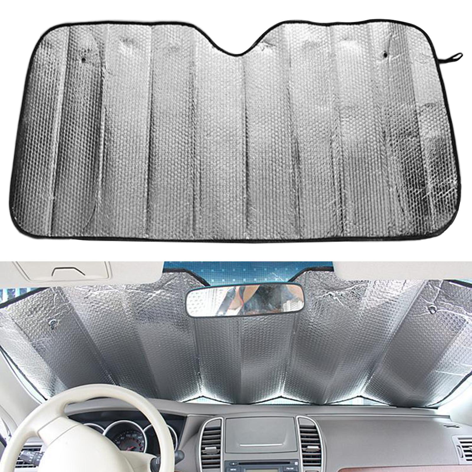 Gazechimp Car Windshield Sunshade, Sun Visor Protector Foldable Keep Vehicle Car Sunshades Car Windshield Sun Shade for Front Window Trucks