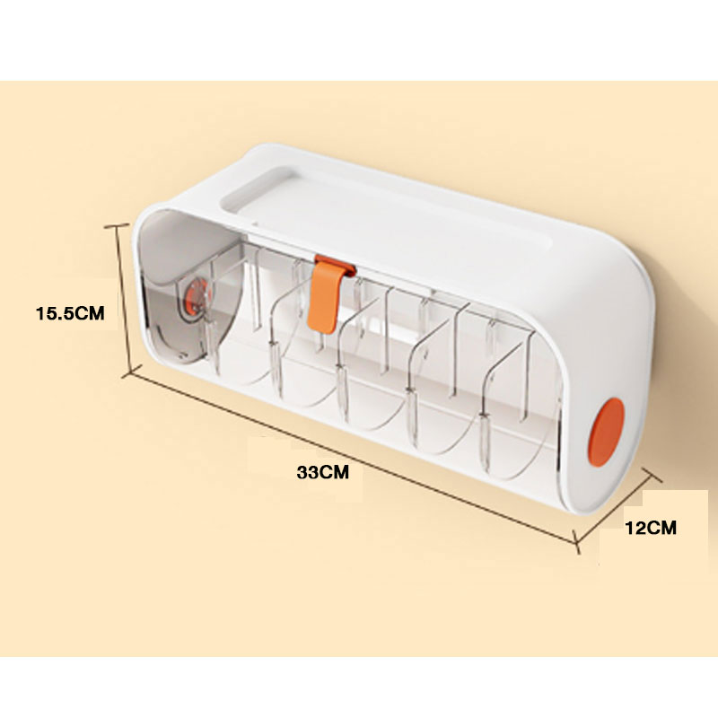 Liền mạch treo tường đồ lót lưu trữ sắp xếp hộp lưu trữ hộp