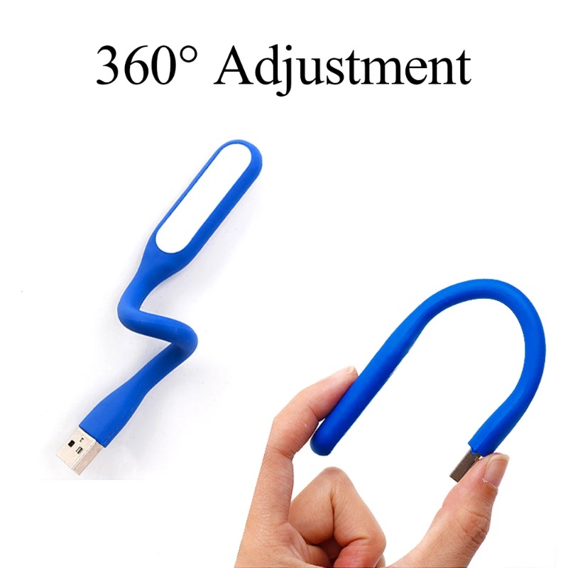 Đèn LED Mini cơ động giao diện USB trên bàn ban đêm ánh sáng nhà sạc dự phòng máy tính xách tay máy tính xách tay linh hoạt đèn bảo vệ mắt