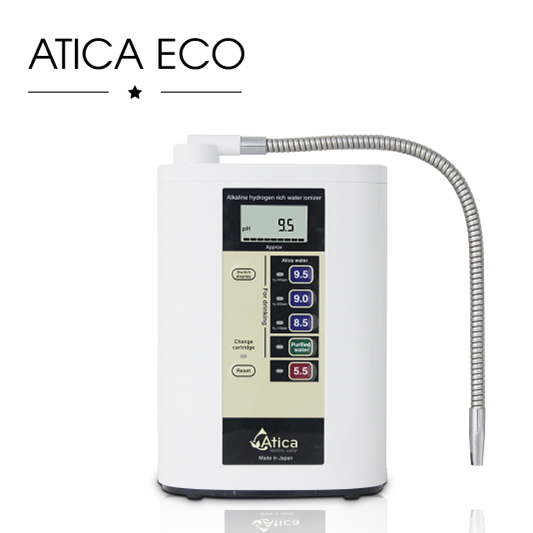 Máy lọc nước điện giải ion kiềm hitachi maxell etica eco 5 tấm điện cực tạo ra 5 loại nước ion kiềm
