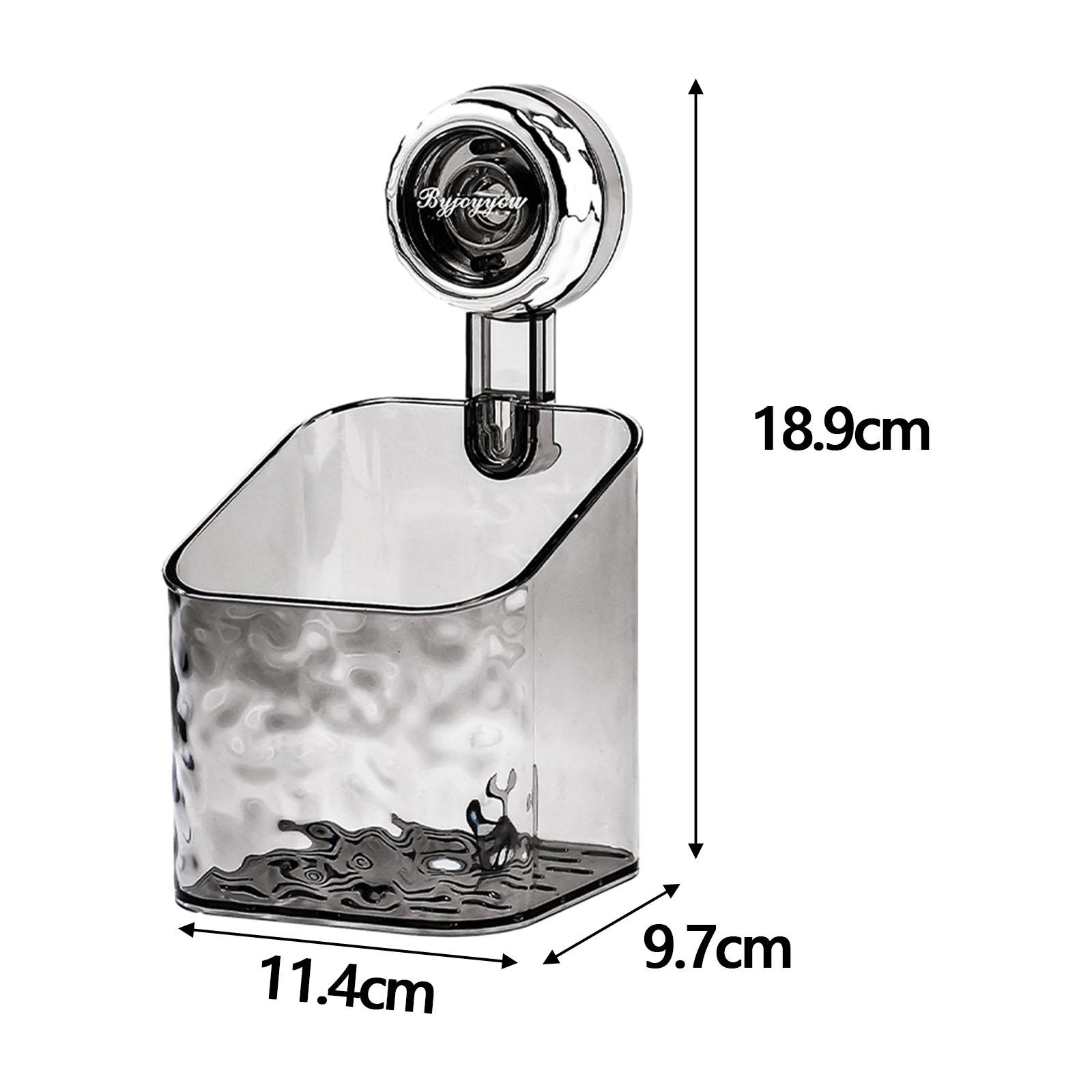 Blesiya Shower Caddy Suction Cup Wall Mounted Soap Dish Holder Kitchen Sponge Holder
