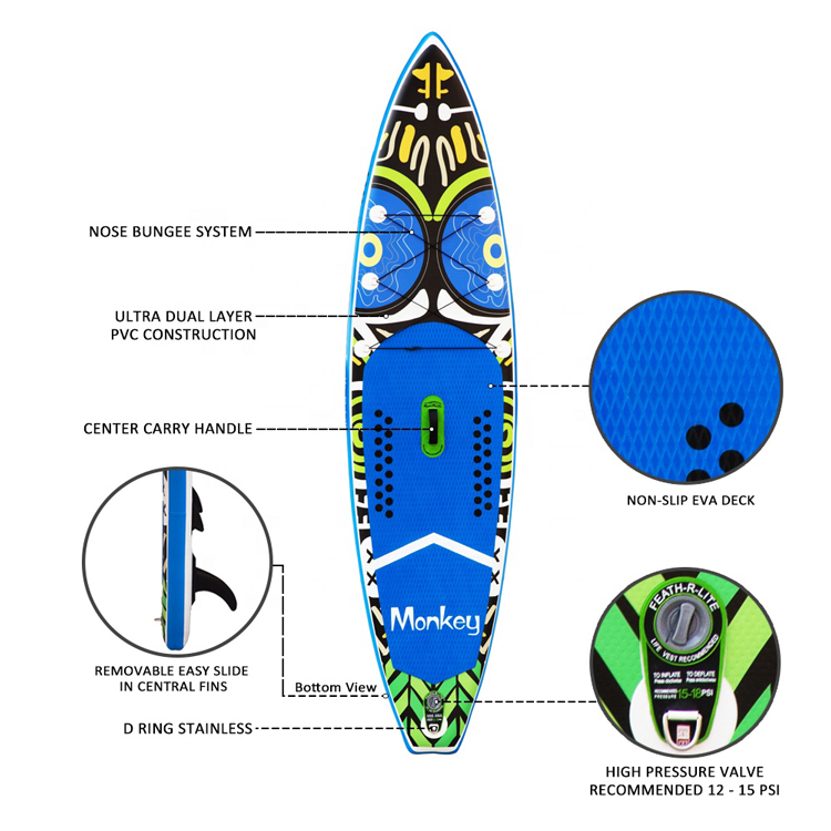 Ván chèo đứng bơm hơn Funwater MONKEY - Thuyền SUP chính hãng