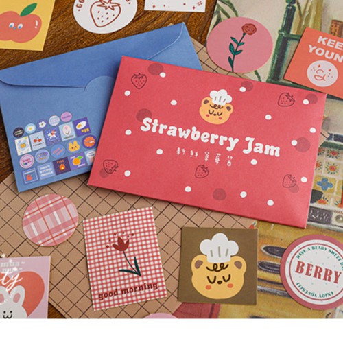 SET PHONG BÌ STICKER 40 MIẾNG