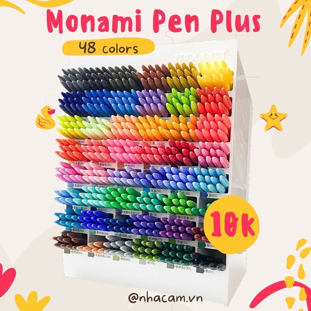 Bút Monami Plus Pen 3000 Nhà Cam