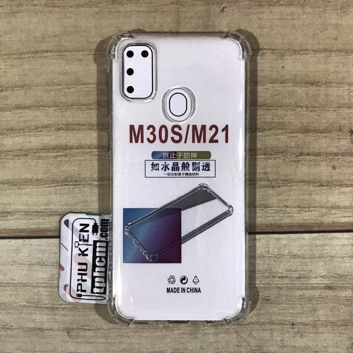 Ốp lưng samsung m30s - m21 dẻo trong suốt chống sốc