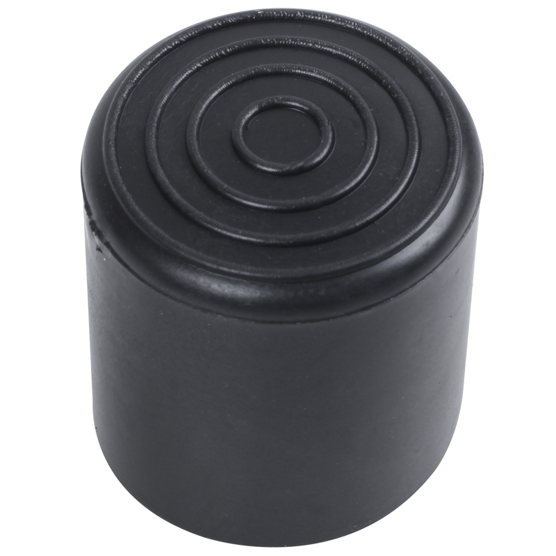 Rubber Furniture Crutch Feet Stool Chair Leg Tip Pad 4Pcs Black