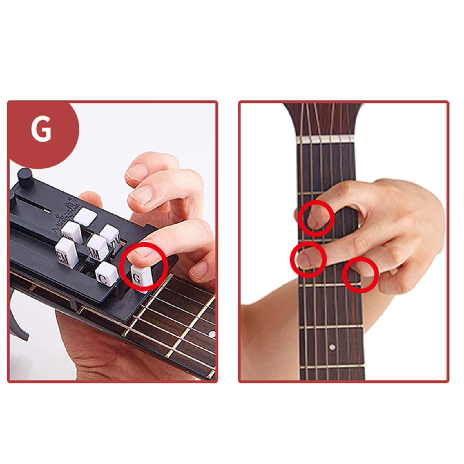 Kowaku Dụng Cụ Hỗ Trợ Thực Hành Hợp Âm Guitar, Hệ Thống Học Tập Huấn Luyện Guitar Cho Người Mới Bắt Đầu