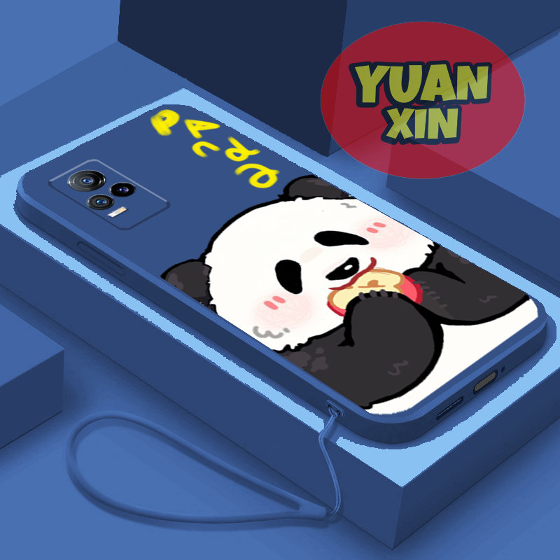 For Vivo V21E 4G Phone Case Cartoon Design Silicone Soft Shell TPU Case Shockproof Casing Camera Protective Case