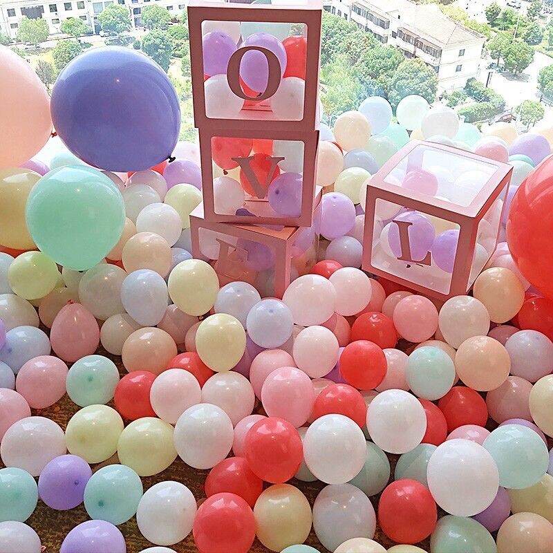 [Hcm]Combo of 50 Pastel Colored Balloons 10in