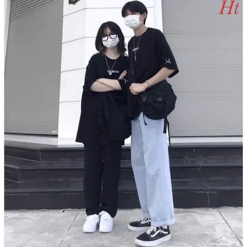 Áo phông cộc tay sad in nổi HT11