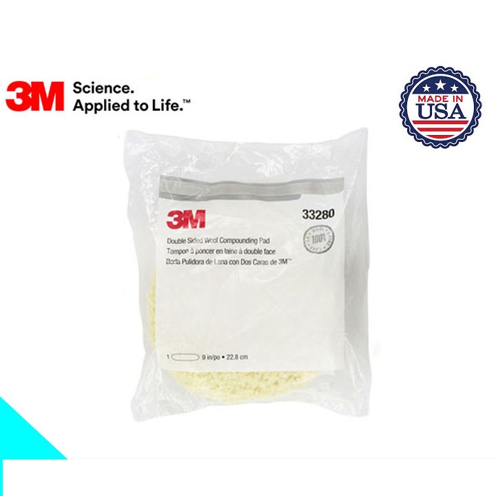 Phớt lông cừu đánh bóng 3M 9inch (22,8cm)