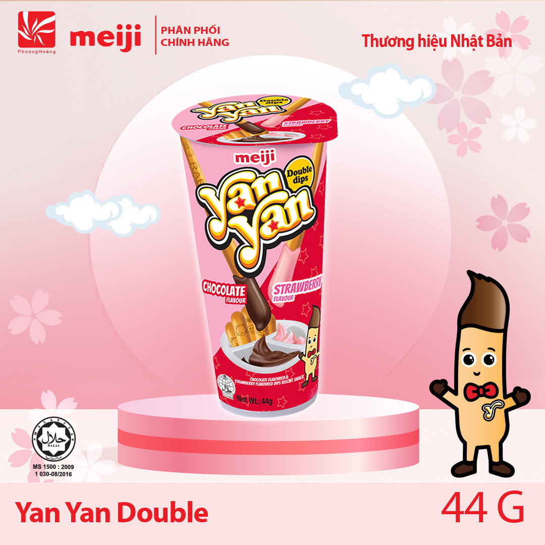 [ BÁNH QUE CHẤM MEIJI ] YanYan 50g / 6 vị