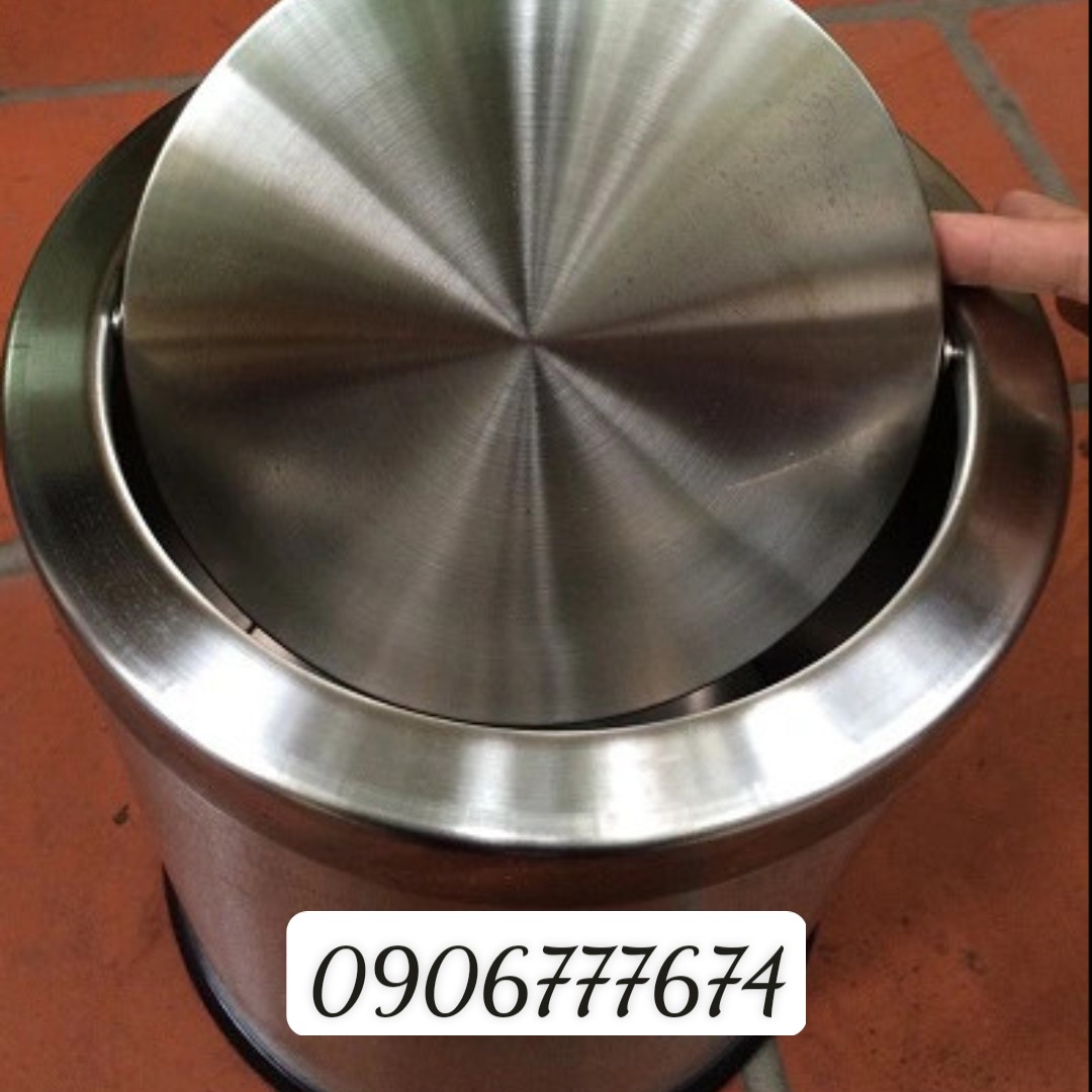 THÙNG RÁC CAO CẤP NẮP LẬT INOX