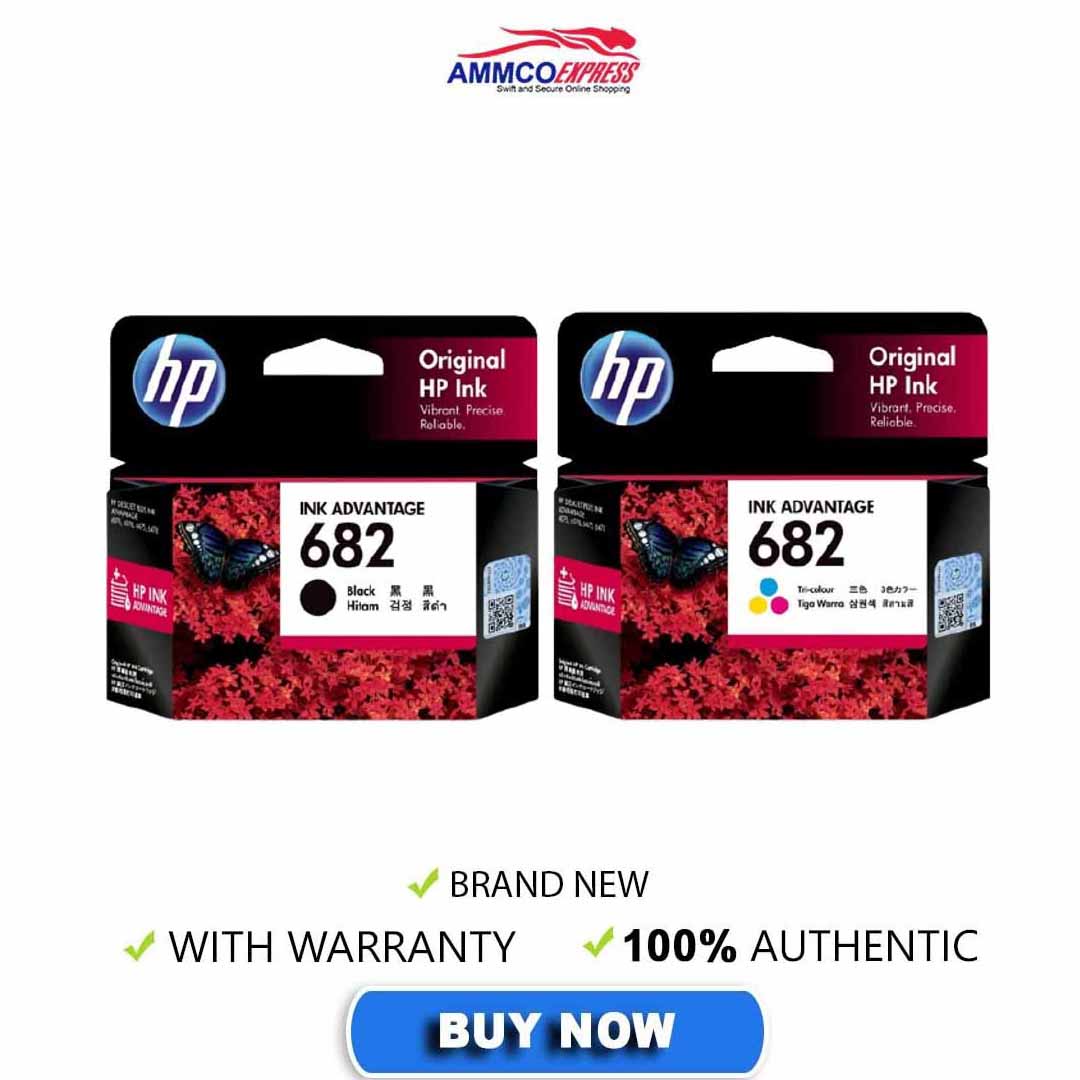 HP 682 Ink Cartridges for Printers BLACK and COLORED Lazada PH