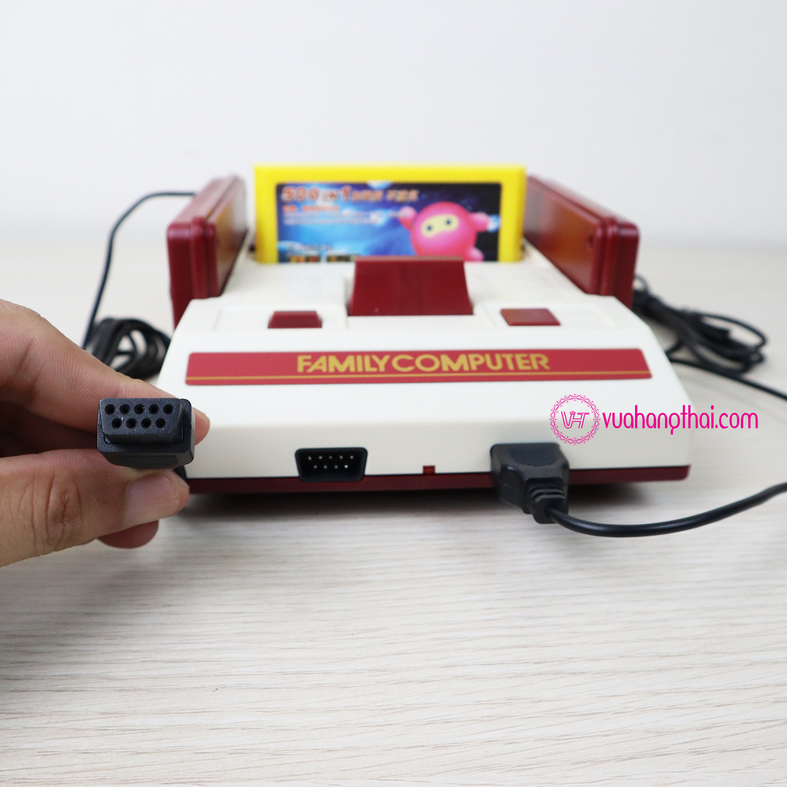 Tay cầm máy chơi game điện tử 4 nút 9 lỗ máy D19