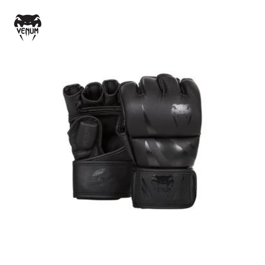 Venum găng tay thể thao unise.x challenger mma glovesneo black/black venum-2051-114