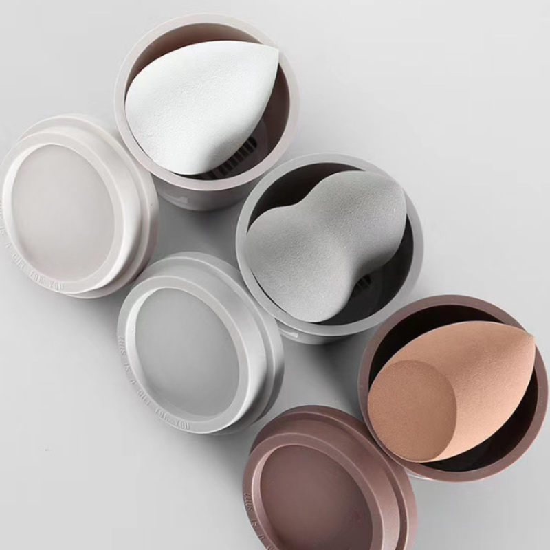 Empty Coffee Cup Shape Beauty Sponge Holder Powder Puff Display Stand ...