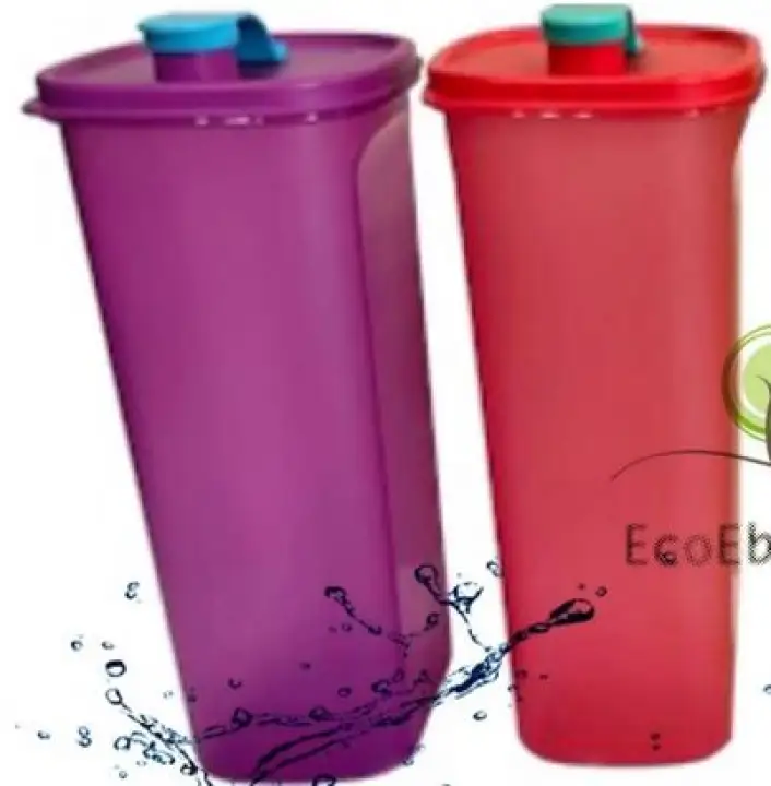 Tupperware Fridge Water Bottle 2l Life Warranty Shaped For Fridge Storage Lazada Singapore