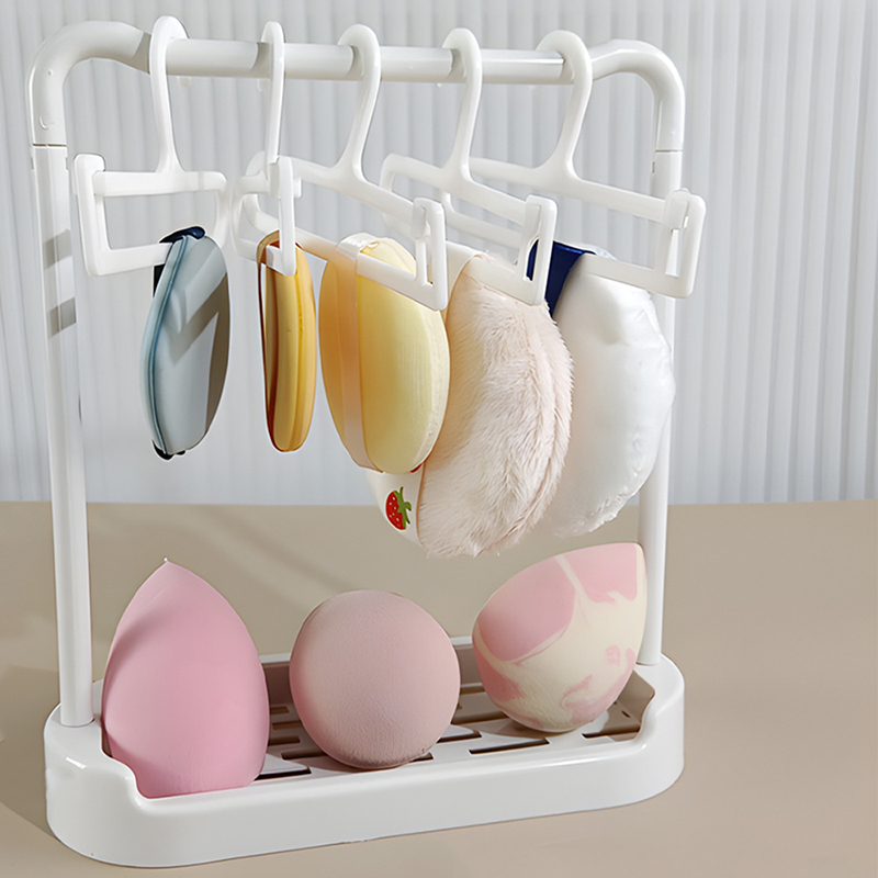 Makeup Tools Puff Drying Rack Beauty Sponges Cosmetics Makeup Puff Storage Hanger Travel Portable Multifunctional Organizer. 