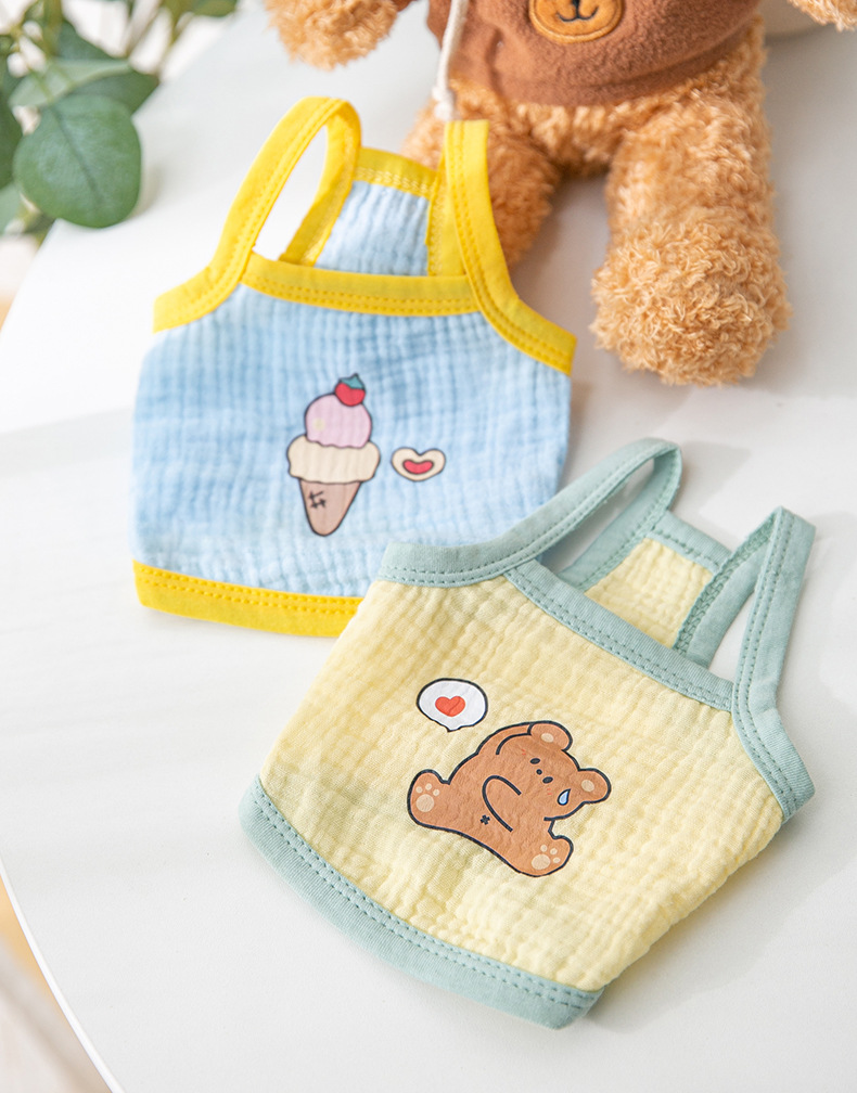 áo 2 dây in hình so cute cho chó mèo - T3 PETS SHOP