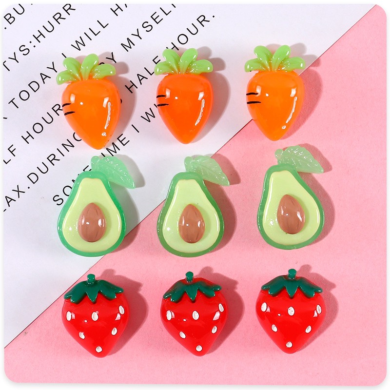 Charm Hình Trái Cây Trang Trí Slime