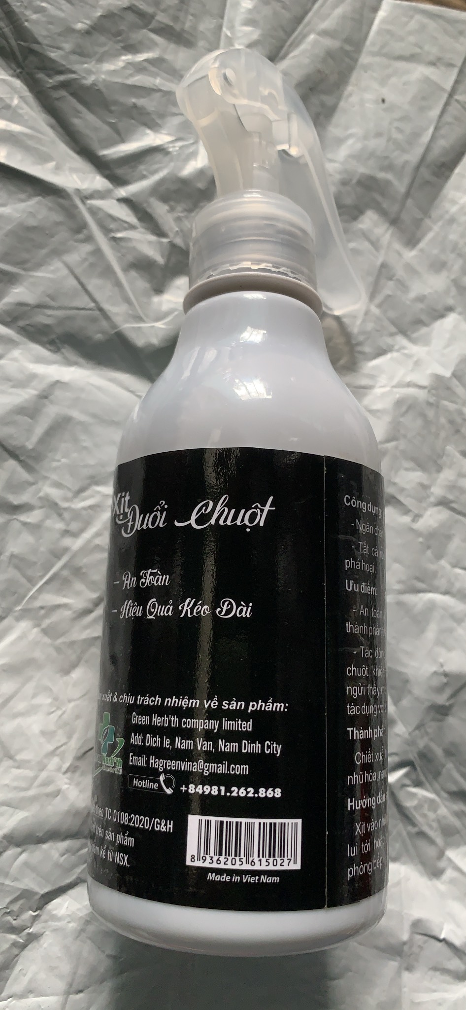 Chai xịt xua đuổi chuột THẢO MỘC lọ 300ml