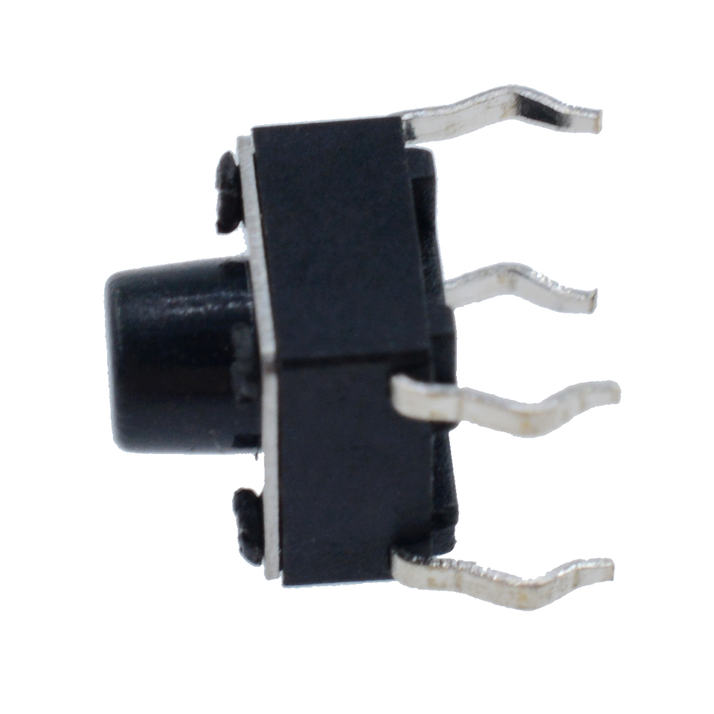 DIPPRUN 100pcs 6*6*6MMTactile Push Button Switch 4 pins Micro Switch 4-Pin DIP Momentary Tact Switch Through-Hole