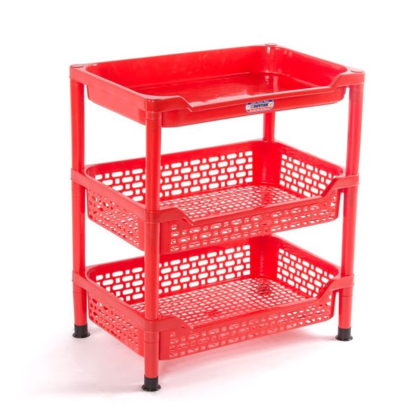 Kệ chén nhựa Duy Tân LỚN 3 Tầng ( Ngang 54 x R35.5 x Cao 65.5 cm )