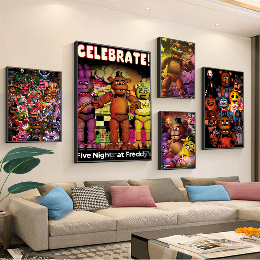 3695 Anime Game Five Nights at Freddy's wall Poster Scroll