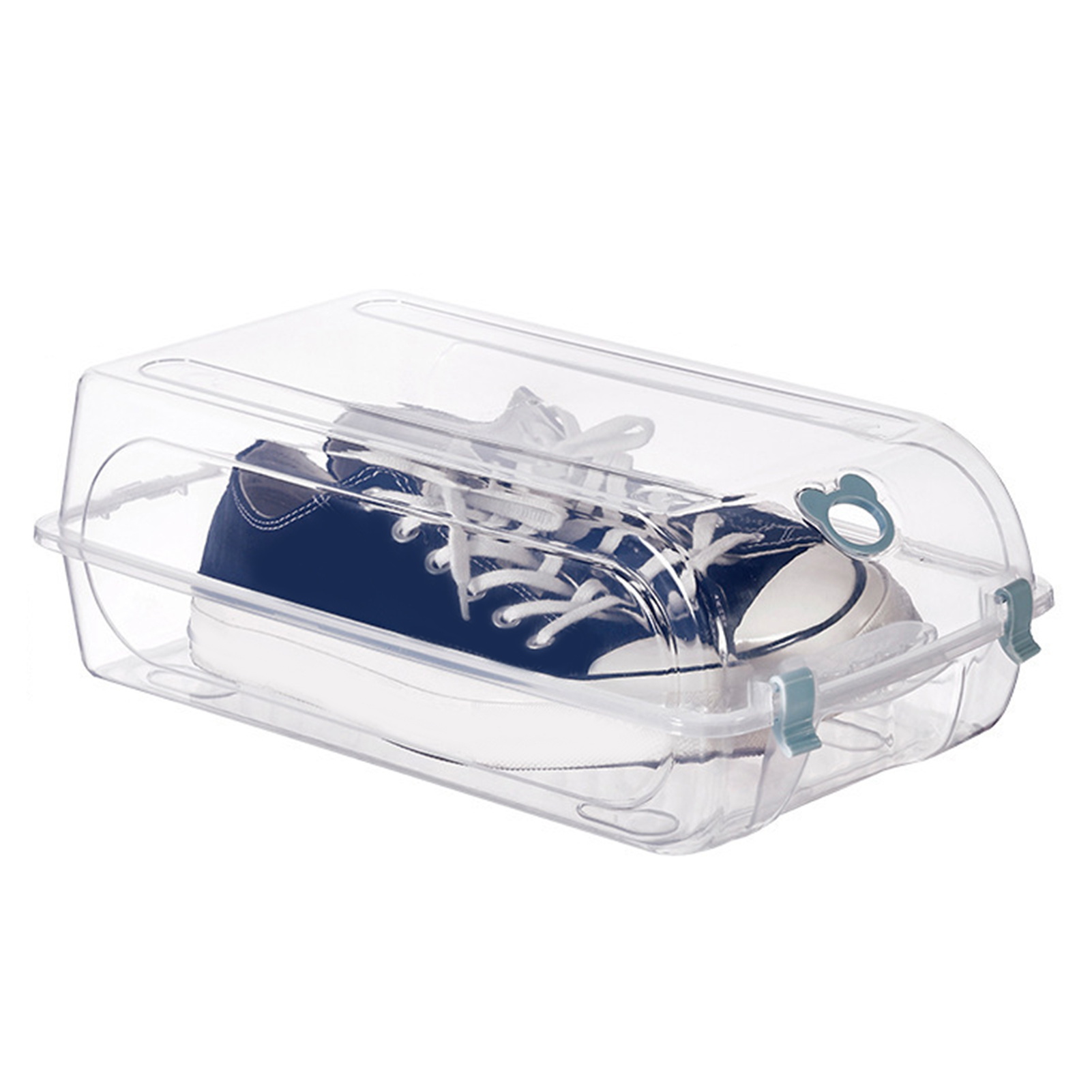 Stackable Shoe Box Ventilated Shoe Storage Box Transparent Shoe Storage Box with Ventilation Holes Space-saving Organizer for Home