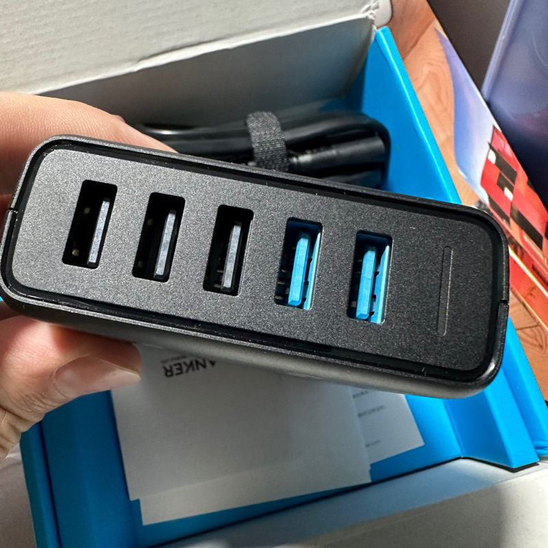 Sạc Bàn Anker A2054 5 cổng 63W Like New