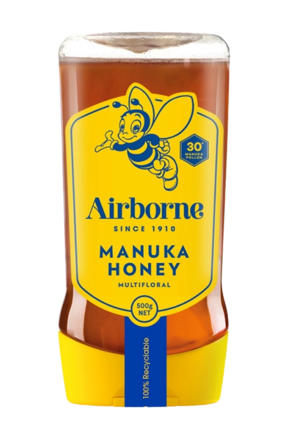 New Zealand Airborne Manuka Honey 30+ Multifloral Honey Squeeze Manuka