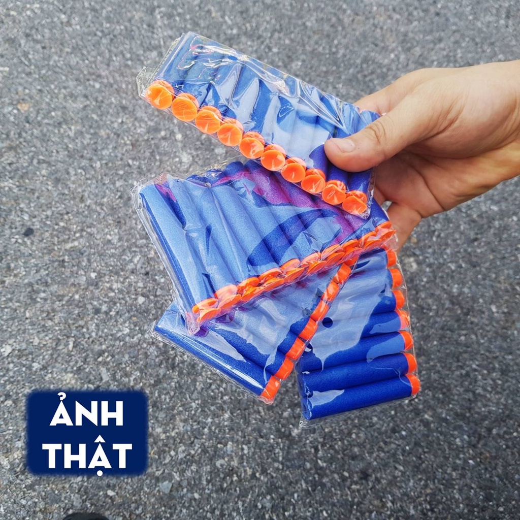 SP Bộ 10 Que Xốp Dài 7.2 x 1.3 cm Dành Cho Đồ Chơi Nerf