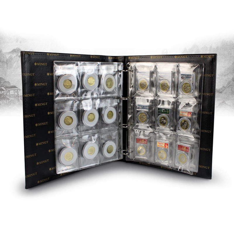 9/12%20Grids%20Classic%20Plastic%20Coin%20Holder%20Sheet%20Storage%20Collection%20Money%20Album%20Case%20For%20Collection%20Album%20Photo%20Storage%20JINBING%20-%20Image%207