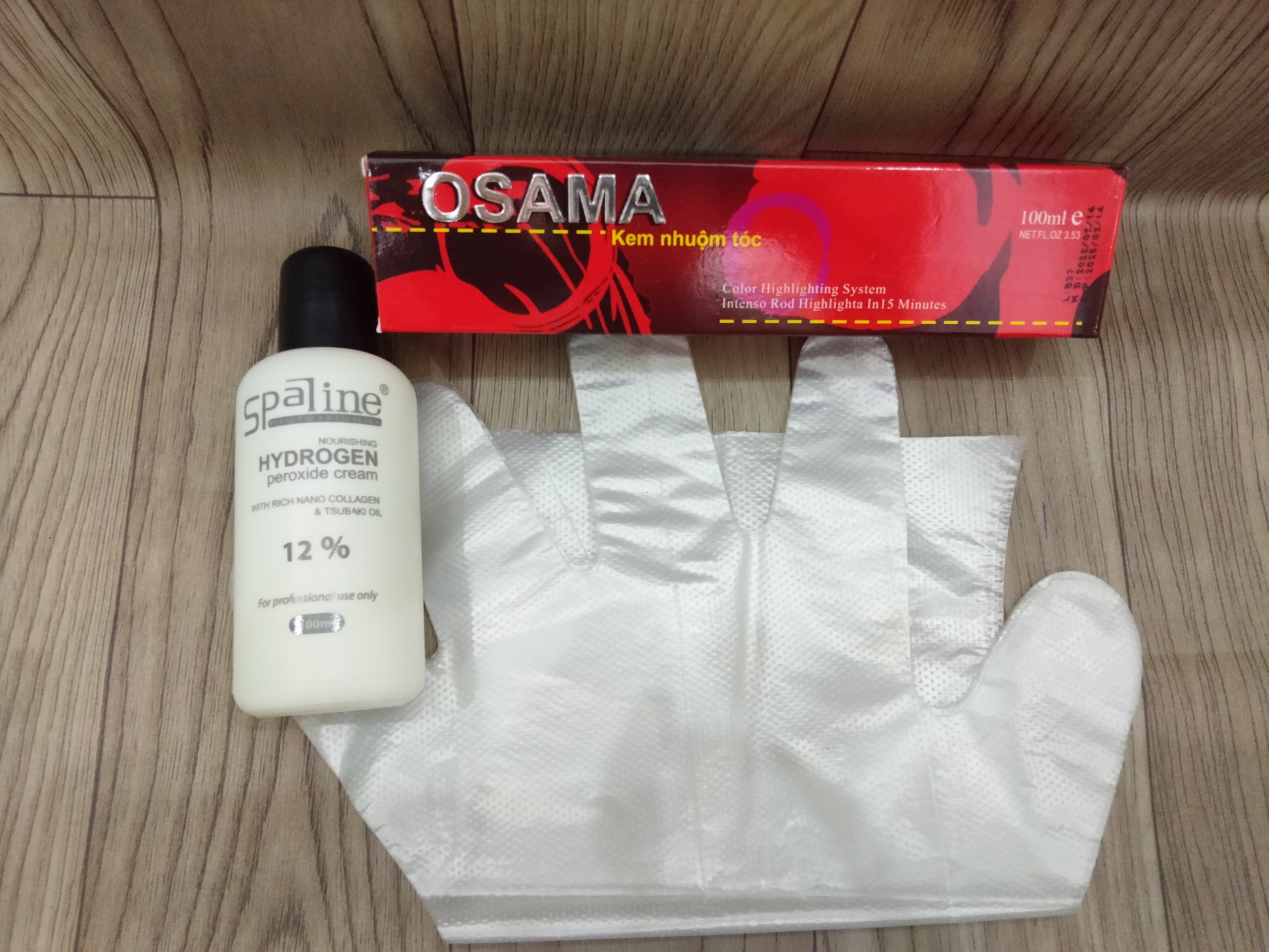 Combo Nhuộm Osaka có 100ml Oxy & bao tay