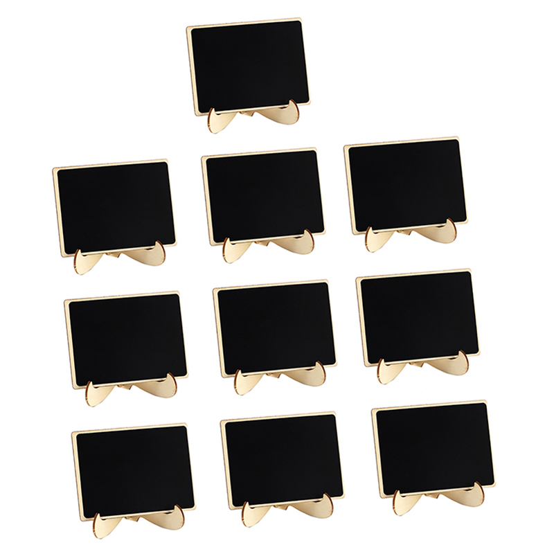 10PCS%20Mini%20Chalkboard%20Signs%20With%20Easel%20Wedding,%20Birthday%20Parties,%20Message%20Board%20Signs%20And%20Event%20Decor%20Wooden%20Place%20Cards%20-%20Image%206