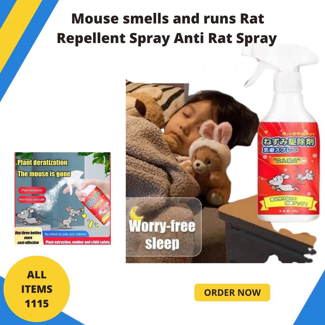 Mouse smells and runs Rat Repellent Spray Anti Rat Spray Can repel mice