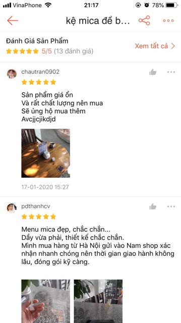 Kệ mica để bàn, menu mica A5, A6, A7 (15 x 21cm) và (10 x 15cm)