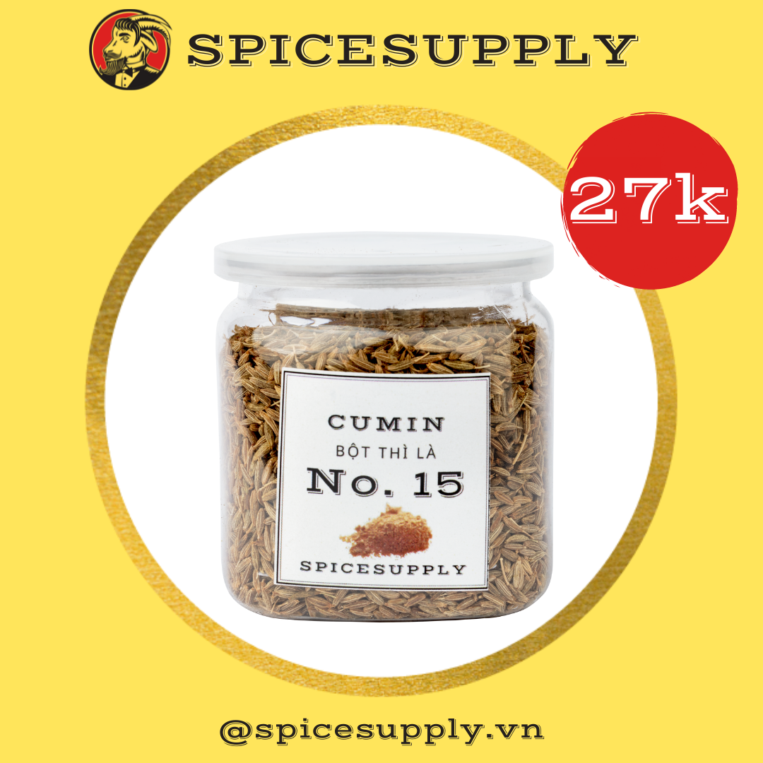 Hũ 120ml 70g cumin whole - hạt thì là ấn độ hạt xirom