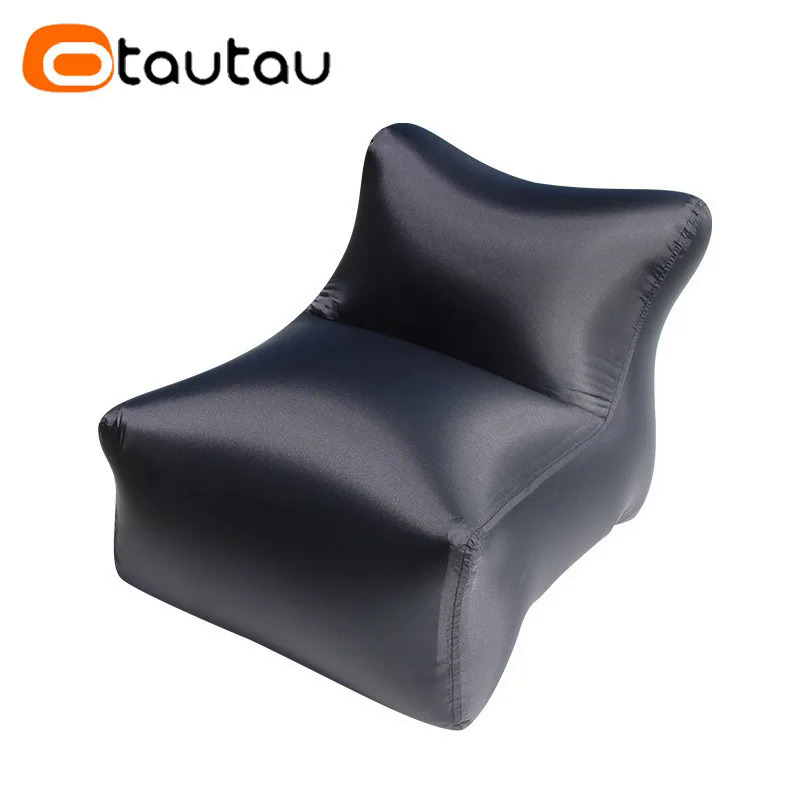 Otatau small portable inflatable chair outdoor camping Ottoman stool ...