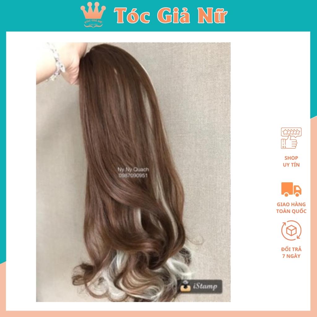 Tóc giả nữ,  Tóc giả ngoặm like bạch kim
