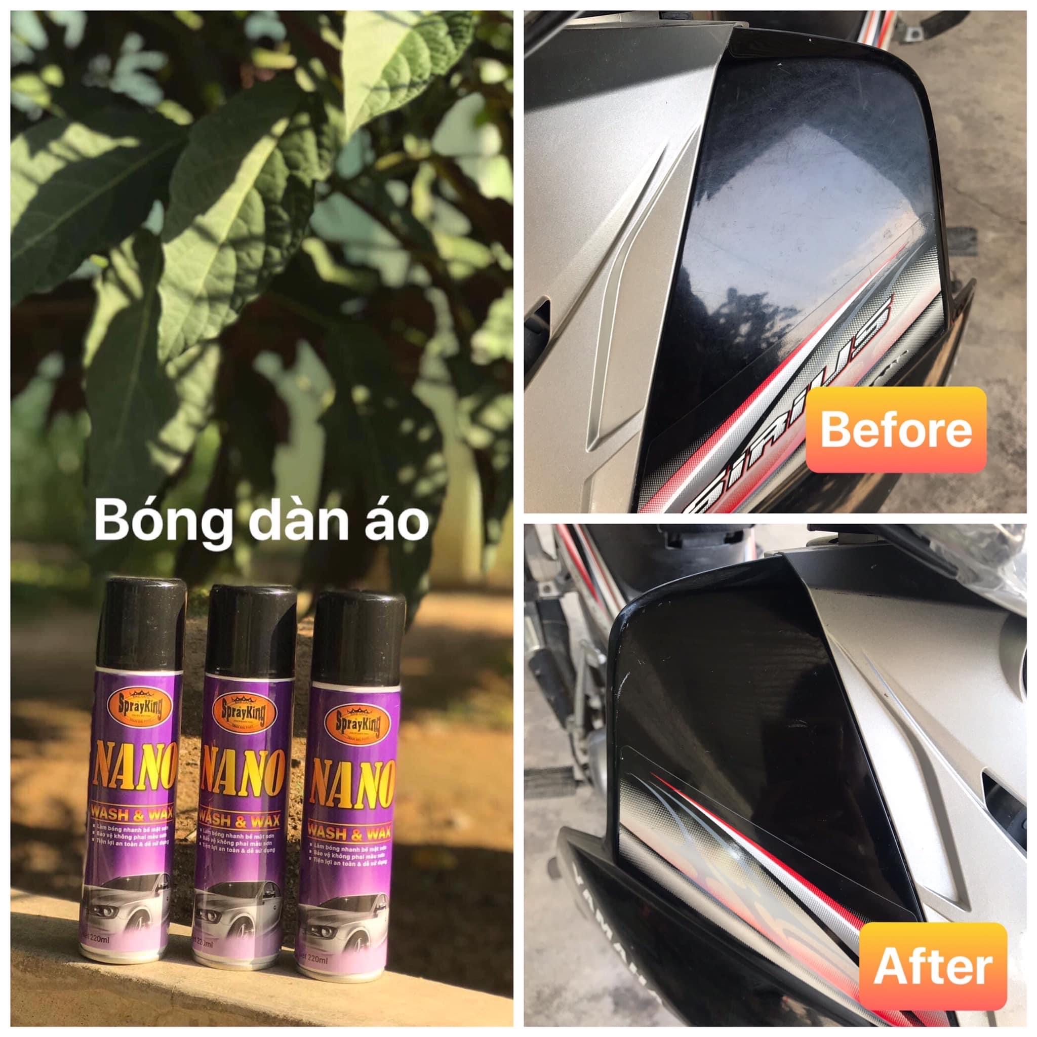 [HCM]SPRAYKING NANO DƯỠNG BÓNG